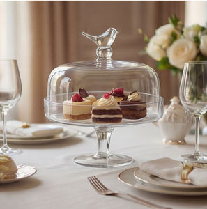 Couvercle anti-poussière en verre transparent, pour acheter du pain et des fruits, pâtisserie à la maison - Product Image 4