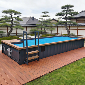 <span class=keywords><strong>Piscine</strong></span> Conteneur Extérieure Préfabriquée <span class=keywords><strong>en</strong></span> Composite FRP pour Grande Villa Familiale, <span class=keywords><strong>Piscine</strong></span> Hors Sol <span class=keywords><strong>en</strong></span> Fibre de Verre <span class=keywords><strong>5m</strong></span> 10m 20ft - Product Image 1
