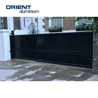 Certainement les portes en aluminium de portail en aluminium de conception puissante de la meilleure solution pour le revêtement de poudre de maisons