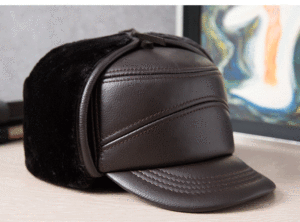 X1754 in vera pelle per paraocchi color <span class=keywords><strong>Peaky</strong></span> cappello caldo camionisti cappello per Casual quotidiano all'aperto e uso di viaggio - Product Image 5