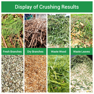 High Efficiency Wood Branch Crusher <strong>Machine</strong> for Garden Tree Branch and Small Log <strong>Shredding</strong> Waste Recycling - Product Image 6
