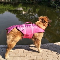 Gilets de sauvetage imperméables attrayants et magnifiques, maillots de bain sirène requin, combinaisons de sécurité pour chien, vêtements d'été pour chien
