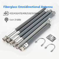 Antenne extérieure en fibre de verre à gain élevé omnidirectionnelle 868 MHz 915 MHz 2,4 G 5,8 G 4G 5G étanche de type N pour station de base