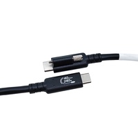 PD 240W USB4 Cable Certificación EPR 40 Gbps Tasa TID GEN 3 Cable USB4 Cable con tornillo