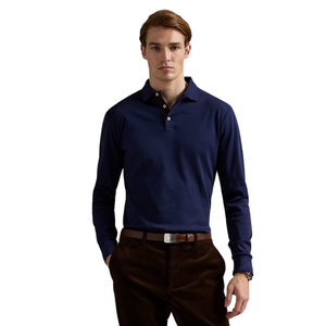 Camisas Polo Personalizadas al por Mayor para Hombre, Manga Larga, 100% Poliéster, Alta Calidad, Uniformes Casuales, Logotipo Personalizado, Ropa de Trabajo, OEM, ODM, Todas las Tallas - Product Image 4