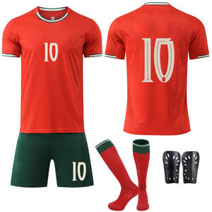 Camiseta de Fútbol de <span class=keywords><strong>Portugal</strong></span> N.° 2526 Conjunto de 8 Camisetas de Fútbol para Niños y Adultos - Product Image 4