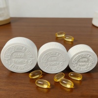 Flacons de médicaments pour enfants de 120 ml, résistants aux enfants, en plastique, avec bouchon de sécurité à pression et à rotation, pour pilules, capsules et médicaments.