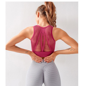 Venta caliente mujeres lolita lindo sexy chica sin secado rápido transpirable hueco deportiva deportes bra 2020 - Product Image 5