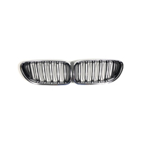 Grille avant de voiture ABS à double lamelle Chrome Seliver F12/F06 spécifique pour BMW série 6