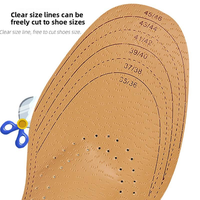 Semelles de sport confortables, respirantes, durables, absorbant les chocs et la transpiration, en EVA et latex, pour femmes et hommes, pour chaussures en cuir, pleine longueur