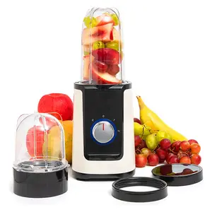 500W Blender Meja Profesional 6 Pisau Baja Tahan Karat Blender Smoothie Stoples Kaca 1,5l