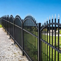 Clôture de jardin en acier, écologique et imperméable, résistante à la décomposition, hauteur de 6 pieds, revêtement en poudre, couleur personnalisée, facile à assembler