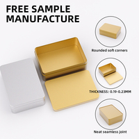 Boîte Cadeau Métallique Premium Fini Mat, Boîte Rectangulaire de Luxe en Étain pour Emballage de Souvenirs, Bijoux, Fournitures Artisanales - Fabricant