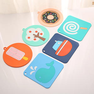 Factory Price Custom Soft Rubber PVC Cute Round square <b>Coasters</b> <b>for</b> <b>Drink</b> - Product Image 5