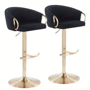 Taburete de Bar de altura alta de estilo nórdico moderno de lujo personalizado atractivo nuevo asiento alto silla muebles para restaurantes bares - Product Image 6