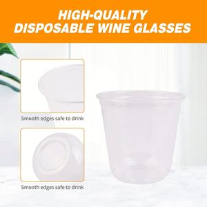 Vasos de Plástico Transparente Desechables en Forma de U de 89 mm con Logotipo Personalizado, Vasos de PET para Té con Leche con Tapas y Pajitas en Varios Tamaños - Product Image 4