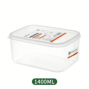 Boîte de rangement alimentaire en plastique de qualité alimentaire pour réfrigérateur, compartiment de congélation hermétique, antibactérien, écologique, empilable pour viande - Product Image 4