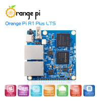 Orange Pi R1 Plus LTS RK3328 Ordinateur monocarte double Ethernet Gigabit Mini SBC compatible Android OpenWRT Routeur logiciel