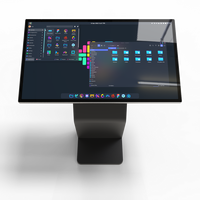 Écran tactile IR Bigbull 49 pouces, écran tactile LCD numérique, podium K, terminal interactif en libre-service