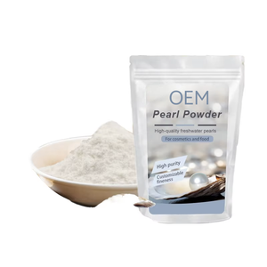 Polvo de Perla Puro Soluble en Agua con Certificación ISO, Polvo de Perla Comestible al por Mayor, Aditivos Alimentarios de Hidrólisis Enzimática, Acidez - Product Image 1