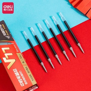 Recambio de bolígrafo Deli V77, tubo de aguja reforzado negro de 0,5 mm para examen y práctica - Product Image 3