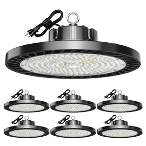 Iluminación Industrial Comercial al por Mayor, Lámpara LED UFO Redonda de Alta Luminosidad de 100W 150W 200W IP65 para Almacenes y Talleres - Product Image 1