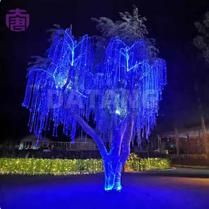 Luces de árbol de fibra óptica de lujo para decoración de jardines, paisajes, festivales, bodas y plazas, impermeables IP65 - Product Image 4