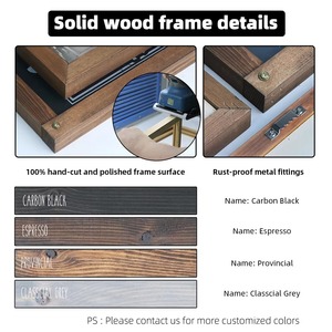 Insegna in Legno Personalizzata con Nome per Bambini 10*10 Pollici, Logo Tagliato al Laser, Decorazione Murale Stile Fattoria, Lettere in Legno da <span class=keywords><strong>Tavolo</strong></span> 'Blessed Love You Bye' - Product Image 4