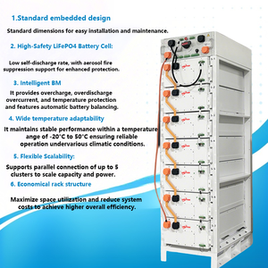 <span class=keywords><strong>Batterie</strong></span> ESS haute tension Lifepo4 100,3 kWh 50 kW 200 V-400 V, pack de batteries lithium-ion pour stockage solaire hybride commercial et industriel - Product Image 2