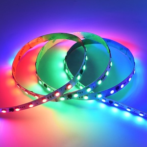 DMX512 <strong>RGB</strong> <strong>LED</strong> Strip Light DC24V 13W/M UCS512 IC 60LEDs/M 12MM PCB 10Pixels/M <strong>LED</strong> Pixel Strip Light for Indoor Decoration DJ Bar - Product Image 3