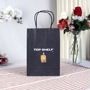 Bolsa de Papel Kraft Marrón Ecológica Personalizada, Reciclada, para Envasado de Alimentos, Estilo Clásico, para Llevar, Desechable, para Alimentos, Velas y Manualidades - Product Image 3