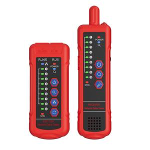 Testador de cabos avançado Alta qualidade RJ11 RJ45 Cat5 Cat6 Telefone Wire Tracker LAN <span class=keywords><strong>Network</strong></span> <span class=keywords><strong>Cable</strong></span> Testers Line Finder - Product Image 4