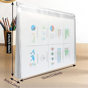 A4 Paper <strong>Magazine</strong> File Holder Paper <strong>Folders</strong> File Covers Transparent Plastic <strong>Magazine</strong> Storage <strong>Folders</strong> - Product Image 2