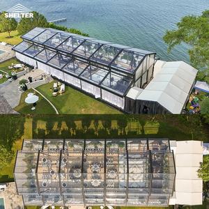 Tente de fête de luxe transparente personnalisée pour l'extérieur, tente de <span class=keywords><strong>mariage</strong></span> transparente de grande taille 20x40, tente de réception commerciale pour événements - Product Image 2