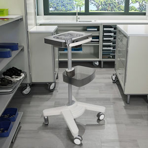 Lega di alluminio del carrello medico pneumatico moderno della sonda con il cestino di stoccaggio per uso dell'hotel e dell'ospedale - Product Image 6