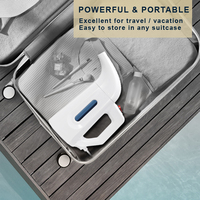 Défroisseur Vapeur Portable Électrique 700W pour Voyage et Usage Domestique/Hôtelier, Chauffe en 40s, Défroisseur à Main pour Vêtements