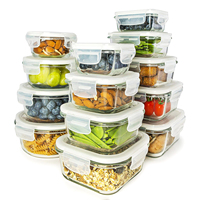 Nouveautés 2024 Boîte à lunch en verre pour aliments Contenants alimentaires