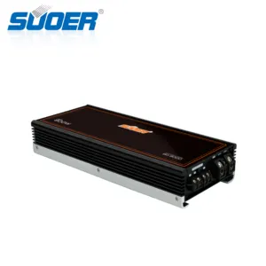Suoer-Amplificador de coche monobloque profesional de 2400W, gran potencia RMS 200 vatios