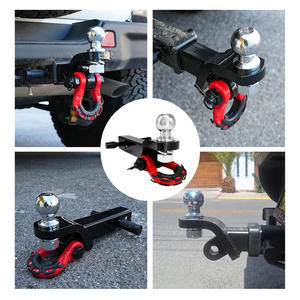 मुफ्त नमूने 4x4x4 ट्रेलर एल्यूमीनियम 2 इंच रिकवरी टो डी रिंग शेकच रिसीवर डी रिंग शेकच - Product Image 6