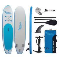 Planche de paddle gonflable en pvc de haute qualité, planche de surf souple avec palmes