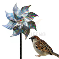 Le dispositif de dissuasion extérieur répulsif pour oiseaux réfléchit la lumière pour effrayer les oiseaux