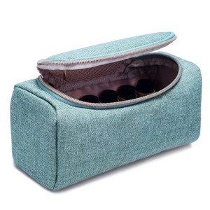 Bolsa de almacenamiento de aceite esencial de viaje de poliéster resistente al desgaste de calidad superior para botellas de 3ml 5ML 12 - Product Image 1