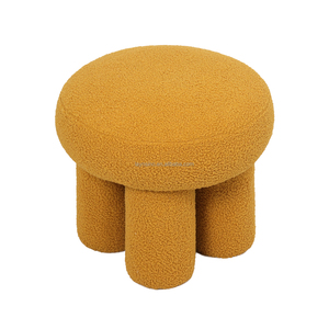 <span class=keywords><strong>Repose</strong></span>-pieds de style nouveau pouf en bois en forme de champignon au <span class=keywords><strong>design</strong></span> moderne avec fonction douce pour une utilisation à la maison - Product Image 4