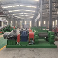 Molino triturador de caucho para neumáticos usados, máquina de reciclaje industrial de neumáticos, produce gránulos uniformes de 1-3 mm y polvo de caucho de 0-40 mallas