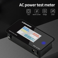 Compteur de puissance KWS-AC300 100A 50-300V Testeur de tension Compteur de puissance Volt Amp Watt Moniteur d'électricité Testeur de puissance numérique AC