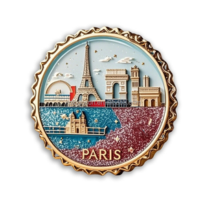 Vente chaude Nouveaux Articles Paris Réfrigérateur Aimant Quicksand Glitter Tour Eiffel France Souvenirs Cadeaux Paris Réfrigérateur Aimant - Product Image 6