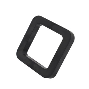 Tow Hook <b>Cushioning</b> <b>Pad</b> 75mm x 52mm Black Nitrile Noise Reduction Suspension Receiver - Product Image 5