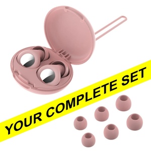 Bouchons d'oreilles réutilisables ultra-confortables et anti-bruit pour le sommeil, 4 embouts, bouchons d'oreilles silencieux - Product Image 3