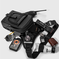 Sac de jambe multifonctionnel imperméable pour homme, idéal pour la moto, l'escalade, la pêche et les trajets quotidiens