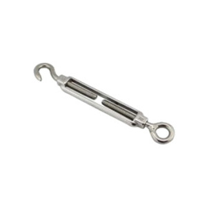 Tensor de cuerpo abierto de acero inoxidable 304 con gancho y ojo, accesorios métricos industriales para tensado de cables de acero - Product Image 4